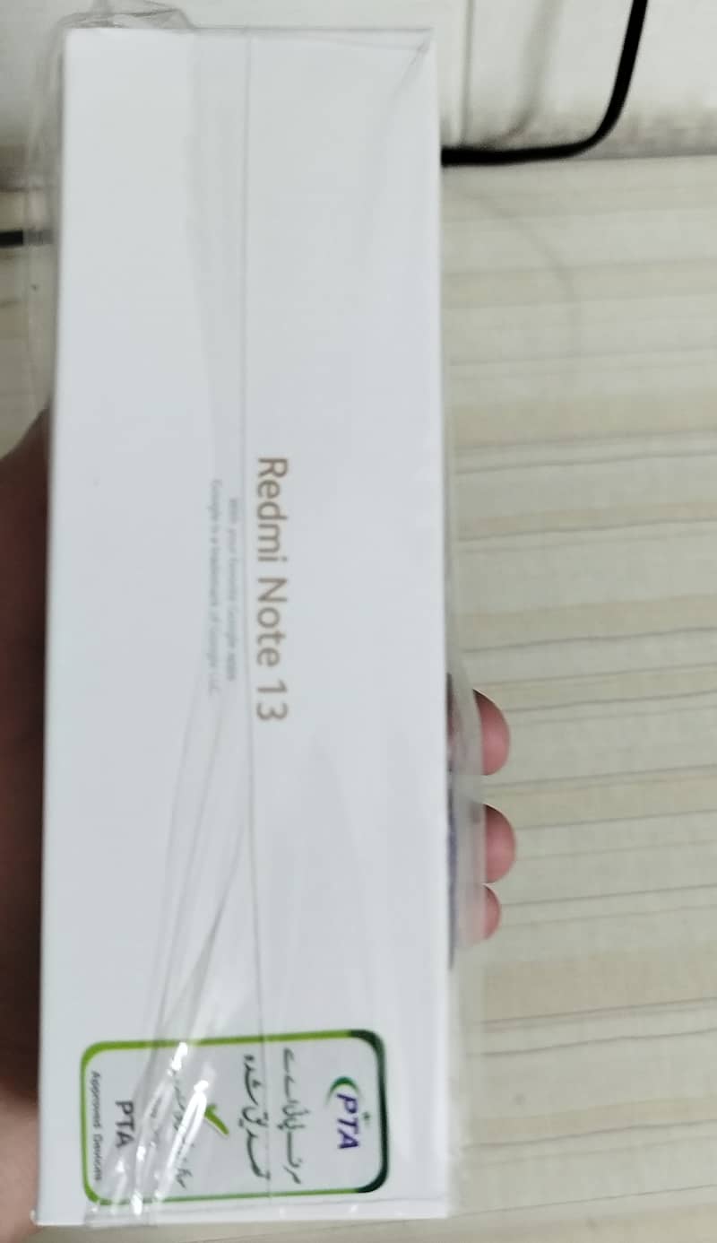 Xiaomi Redmi Note 13 ; 16GB(8GB extendable) RAM, 256GB ROM 9