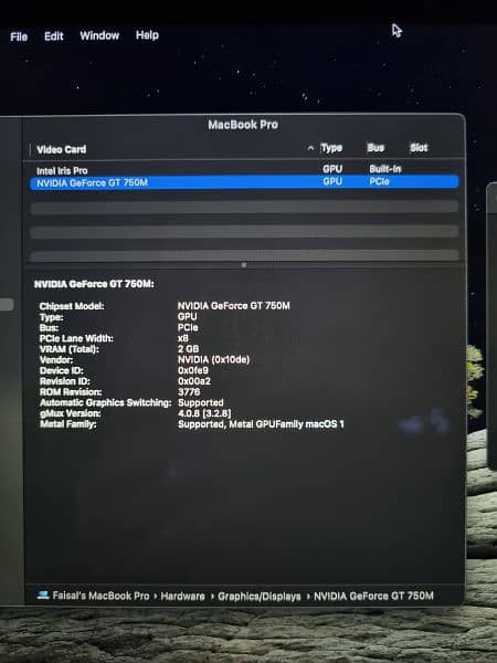 Macbook Pro mid 2014 2