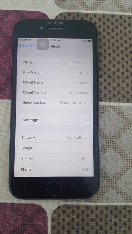 iPhone 8 64gb non pta 5