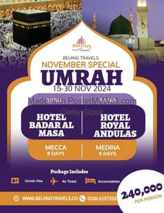 umrah packages special