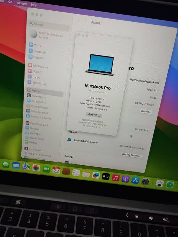 MacBook Pro M1 2020 8GB 512 GB 3