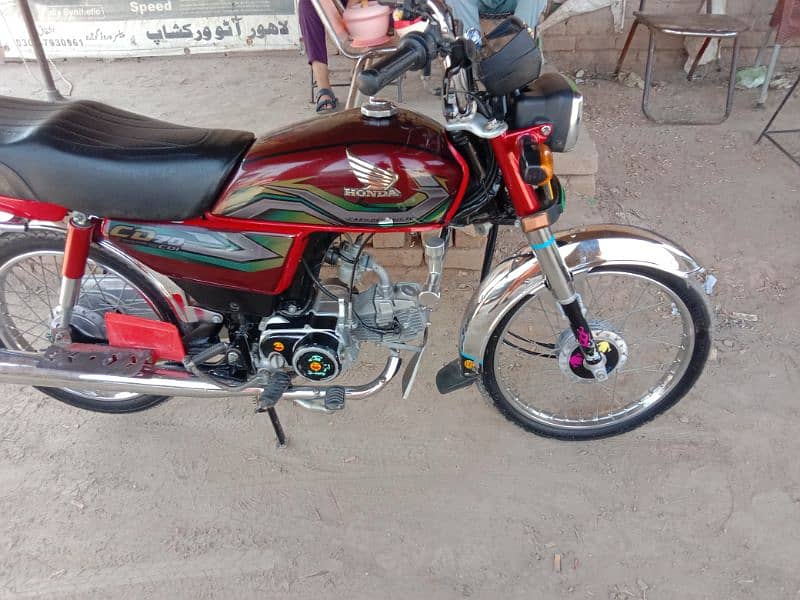 Honda cd 70 bike for sale model 2023 /03067231437 8