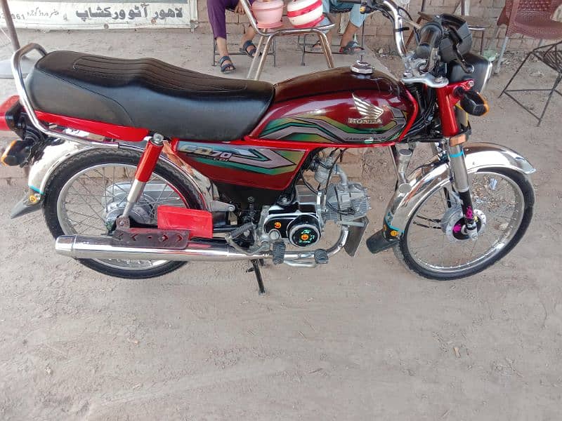 Honda cd 70 bike for sale model 2023 /03067231437 11