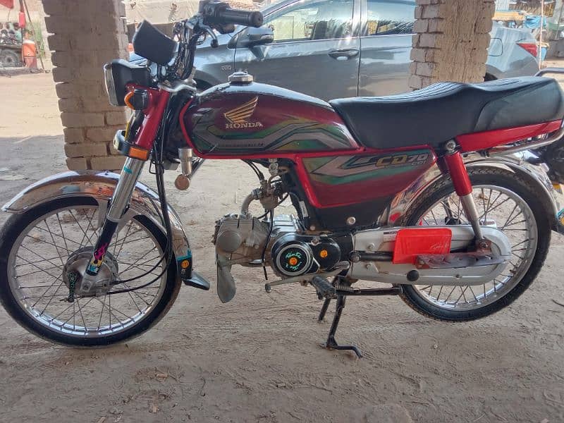 Honda cd 70 bike for sale model 2023 /03067231437 12