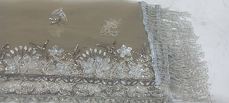 Heavywork Mehndi Bridal Lehnga with same Choli And Duppatta 3