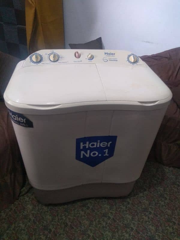 Haier washing machine semiautomatic capacity 8kg 2