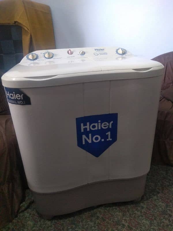 Haier washing machine semiautomatic capacity 8kg 5