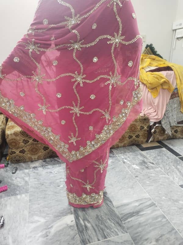 Tea Pink color Saree complete 1