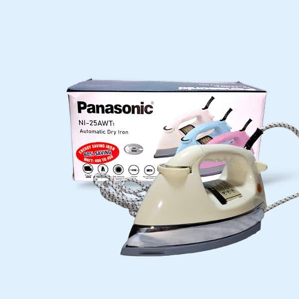 400Watt Automatic Panasonic lron Best
quality iron, White Low Voltage 6