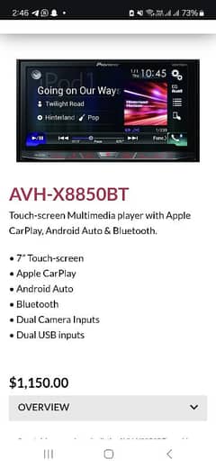 pioneer player AVH-X8850 BT, Kenwood 718