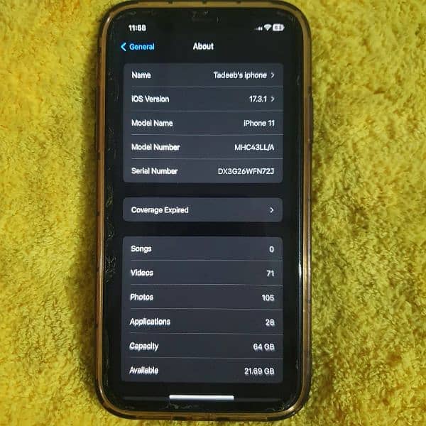 iphone 11 64gb  non pta face id working 4