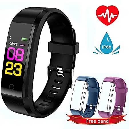 OumuEle Heart & Blood Pressure Monitor Digital Watch Fitness Tracker 1