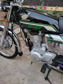 cg125 special edition black colour karachi nmber