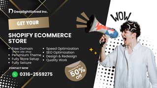 Shopify & Ecommerce | Web Development | Wordpress Web | Facebook Ads