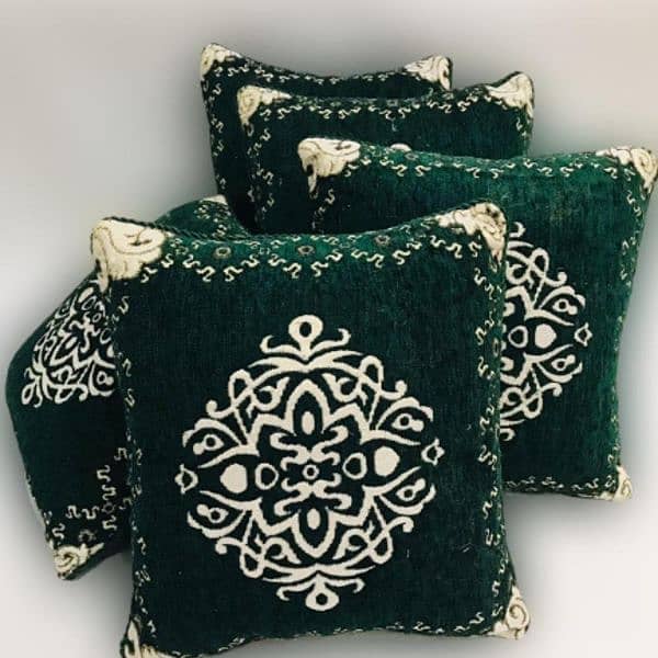 5 Pcs Velvet Embroider Coushin 3