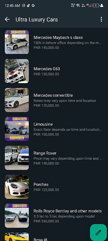 Luxury Rent a car And Tours audi limo v8 prado fortuner Revo Rocco Gli 1