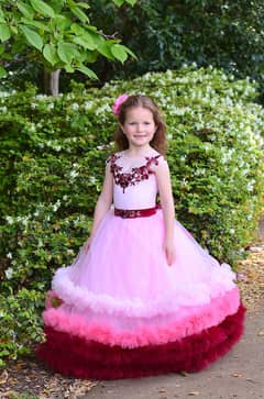 "Barbie Doll Kids Net Maxi: Stylish Children's Fashion for Ages 5-13