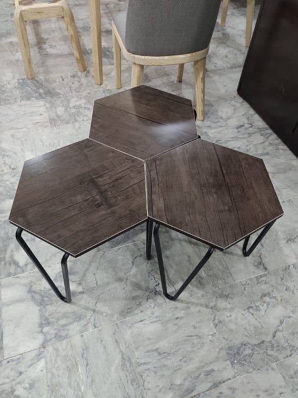 Center table side table coffee table nesting set 9