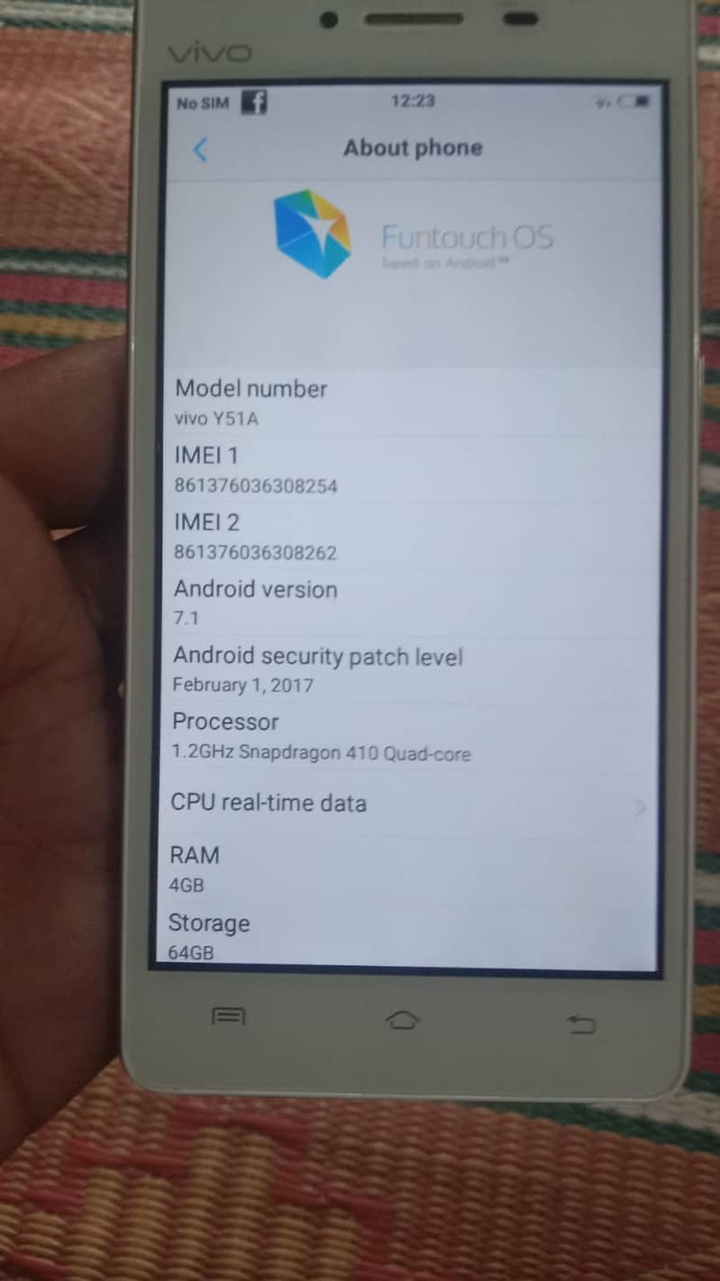 Vivo y51a 1