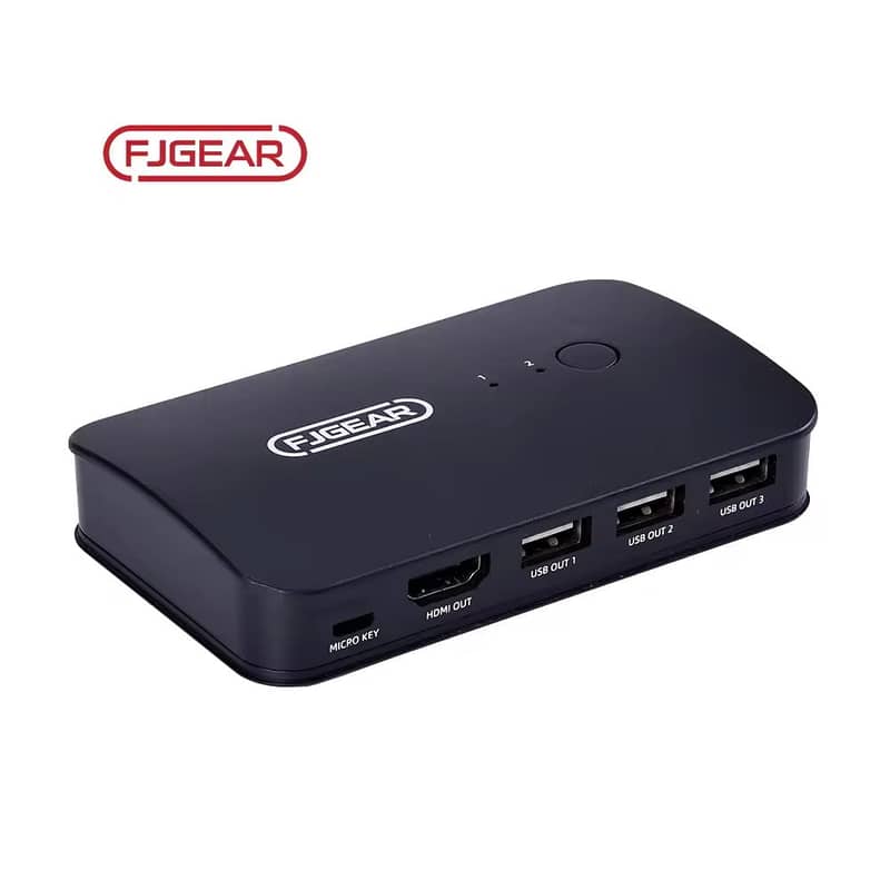 FJGEAR Black Switch Hd Video Switch Hdmi Kvm Sd+usb+ USB HDMI OUTPUT 0