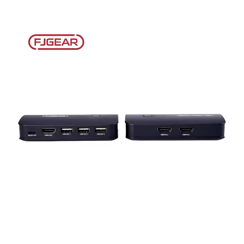 FJGEAR Black Switch Hd Video Switch Hdmi Kvm Sd+usb+ USB HDMI OUTPUT 1