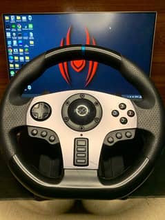 px9 v9 gaming steering racing wheel 900 degrees