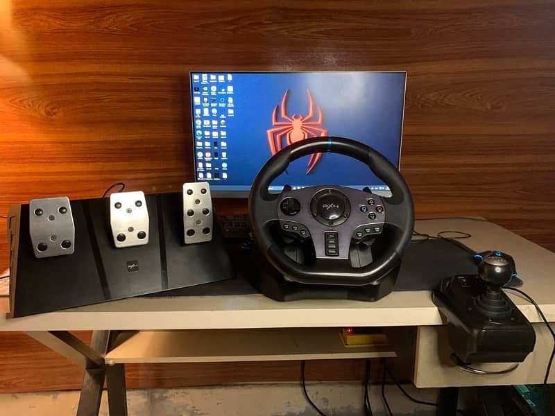 px9 v9 gaming steering racing wheel 900 degrees 3