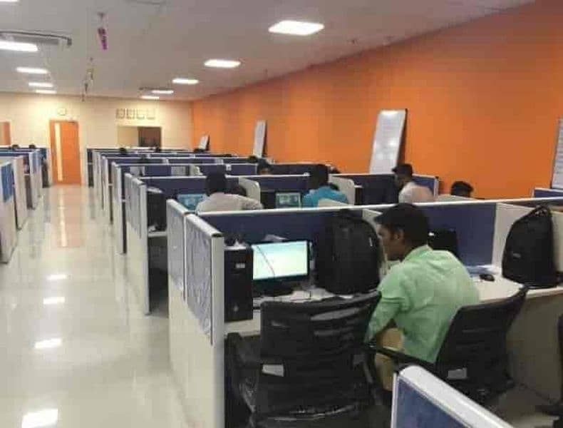 100Seats Call Center Fully Furnished For Rent,0333,5233555* 2