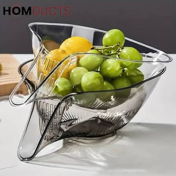 Plastic Multifunctional Creative Straining Basket. 1