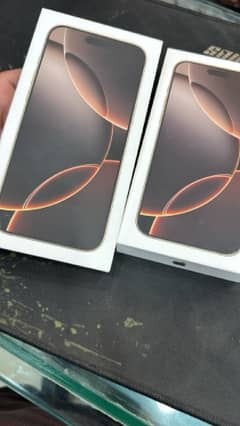 Iphone 16 pro max desert titanium 256 gb brand new 0