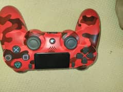 play station 4 wireless controller red addition 0