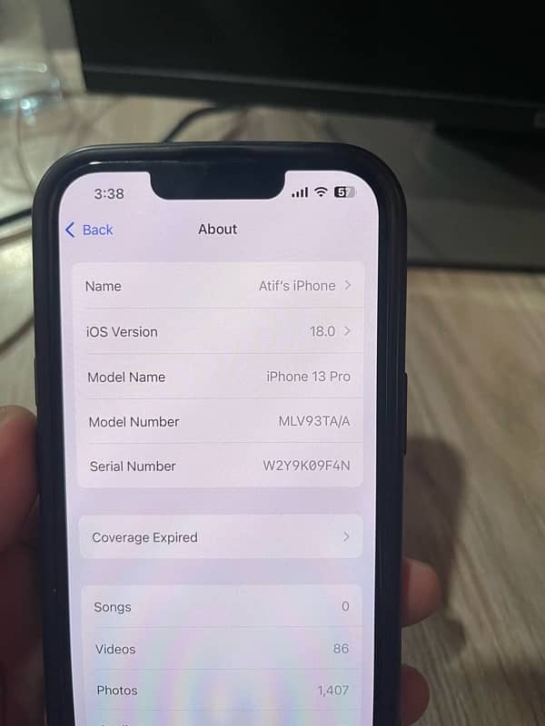 iPhone 13 pro PTA 128GB 2