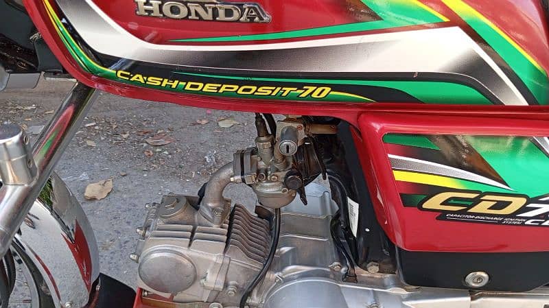 Honda cd 70 2022 11500 km use 2