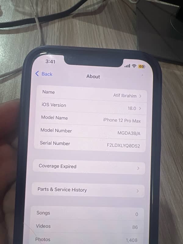 iPhone 12 pro max Non PTA 128 GB 1