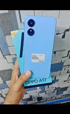 Oppo A17 4gb 64gb Dual sim PTA approved Phone number 03172361207