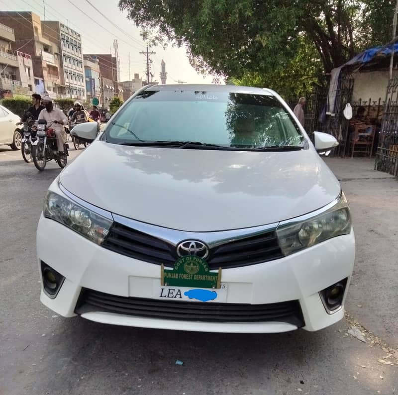 Toyota Corolla XLI 2015 Manual Transmission 0