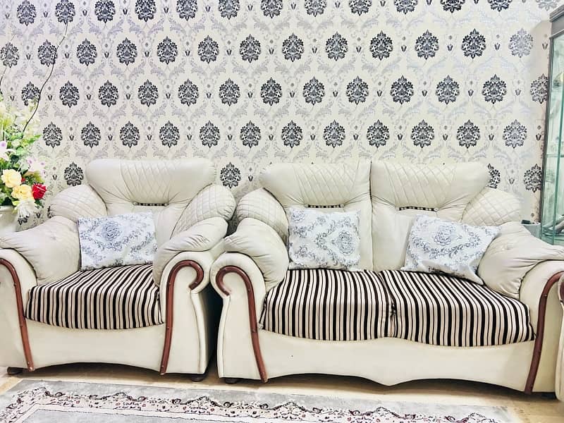 7 seater sofa set (with cushions) for sale 1