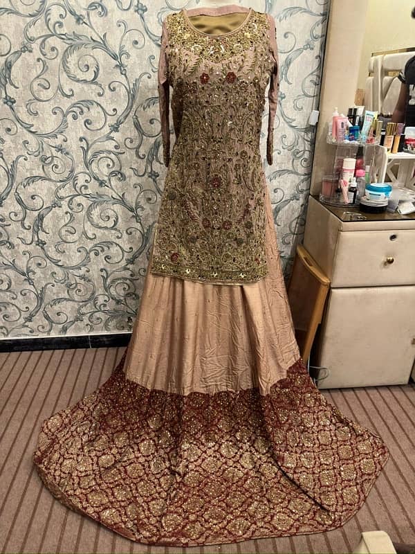 Beautiful Farshi Lehnga For Sale Latest Design 2024 9