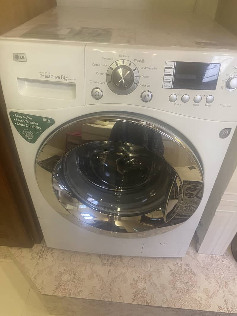 LG Front load 8kg Automatic washing machine 0