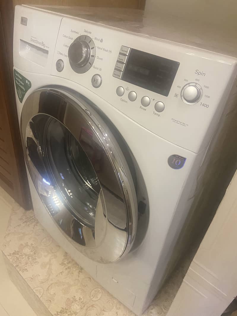 LG Front load 8kg Automatic washing machine 1