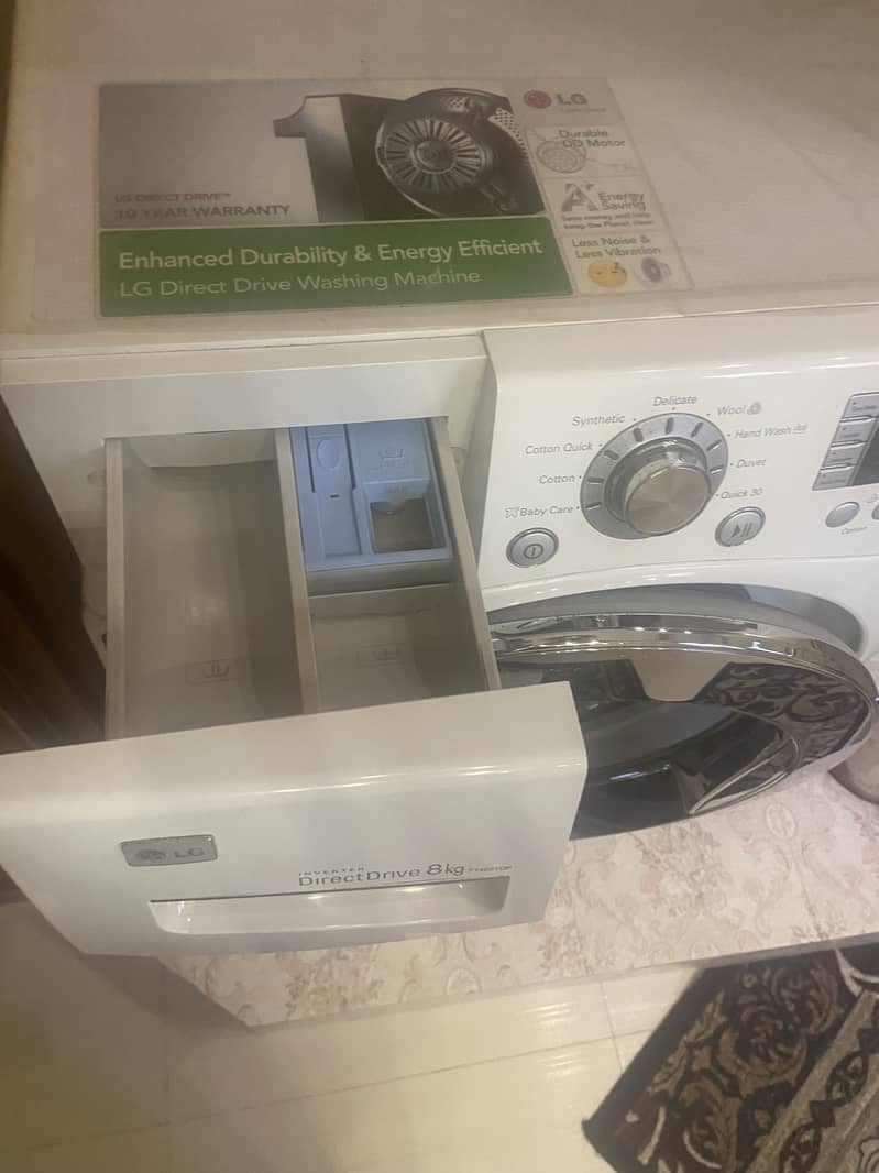 LG Front load 8kg Automatic washing machine 2