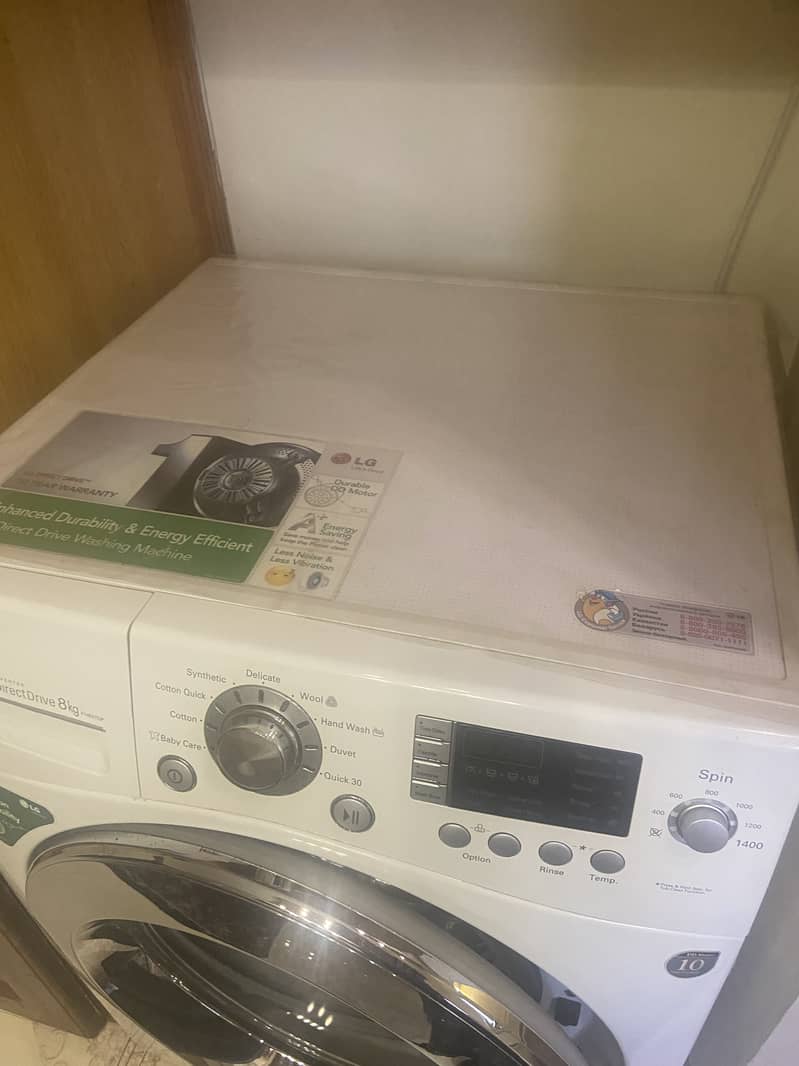 LG Front load 8kg Automatic washing machine 7