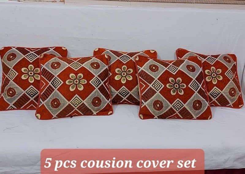 5 Pcs Embroider Filled cushion 2