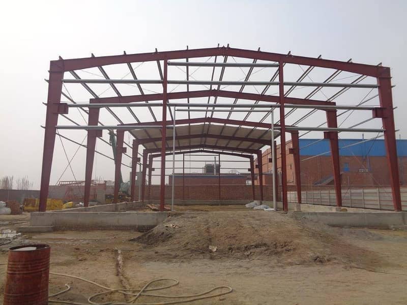 Swimming Pool Shades All Type of Steel Work tensile sheds 1