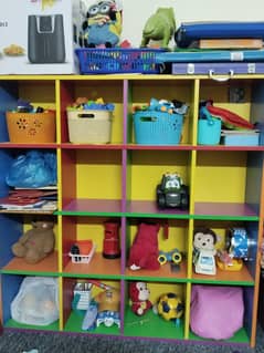 kids educational shelf.