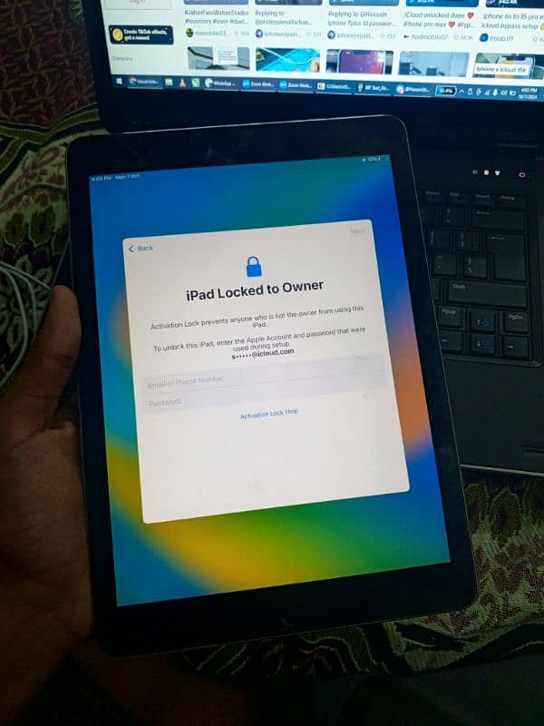 ipad pro is locked by owner 3