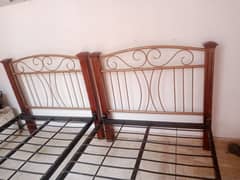 Rode Iron Single Bed for Sale in Lahore for Students, Singles and Kids