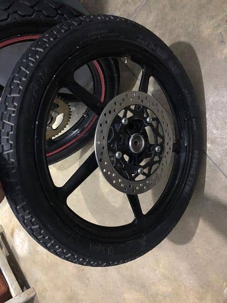 YBR alloy rim tyres 0