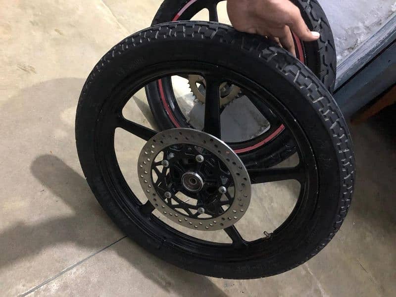 YBR alloy rim tyres 1