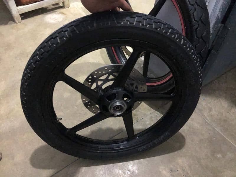 YBR alloy rim tyres 2